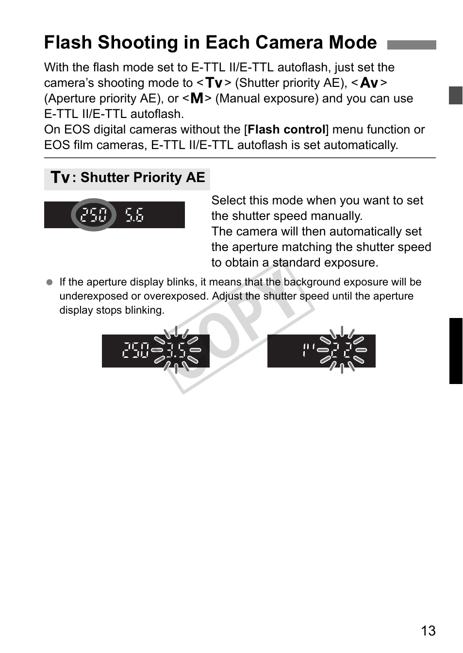 Cop y | Canon Speedlite 320EX User Manual | Page 15 / 148