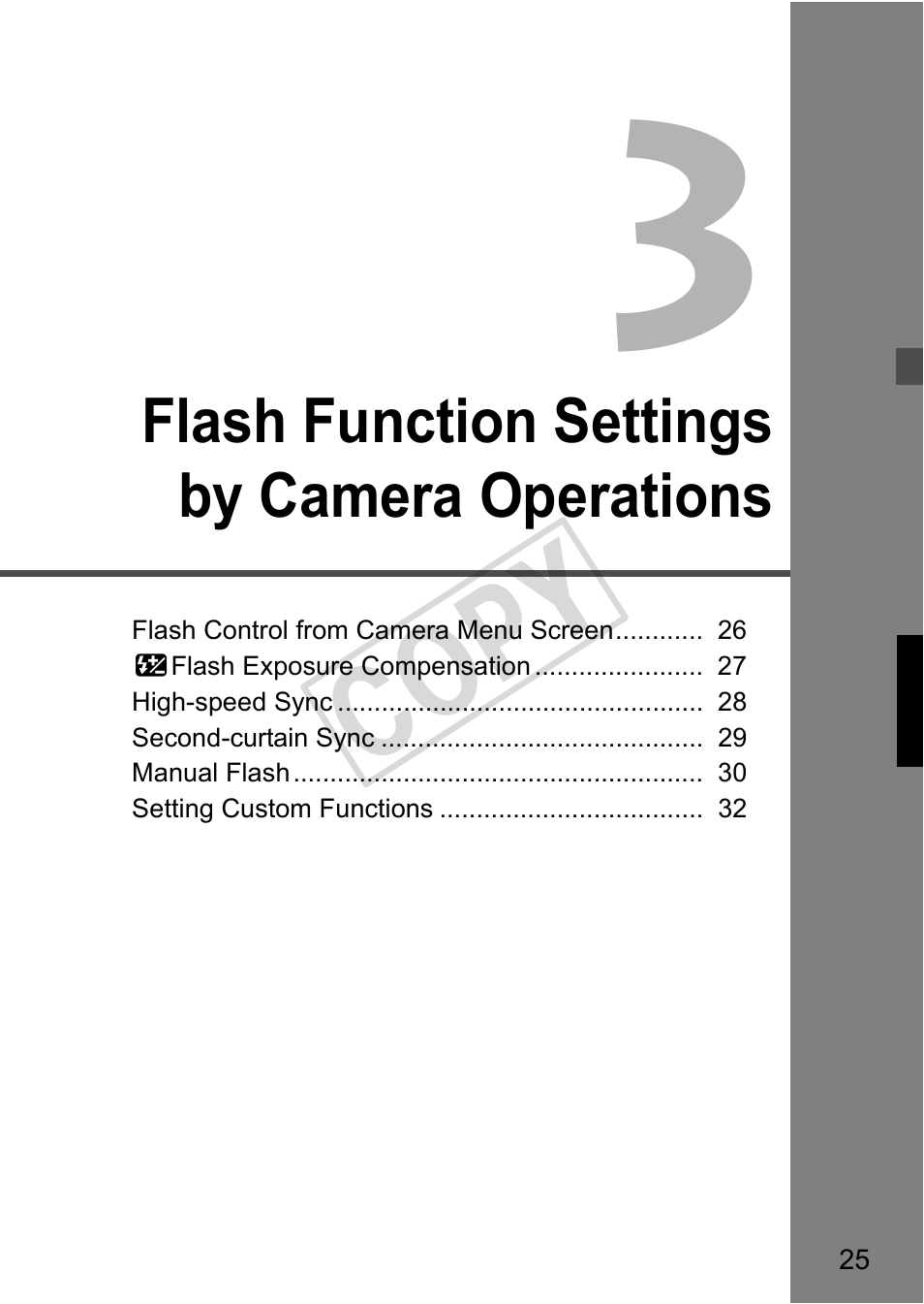 Cop y | Canon Speedlite 320EX User Manual | Page 27 / 148