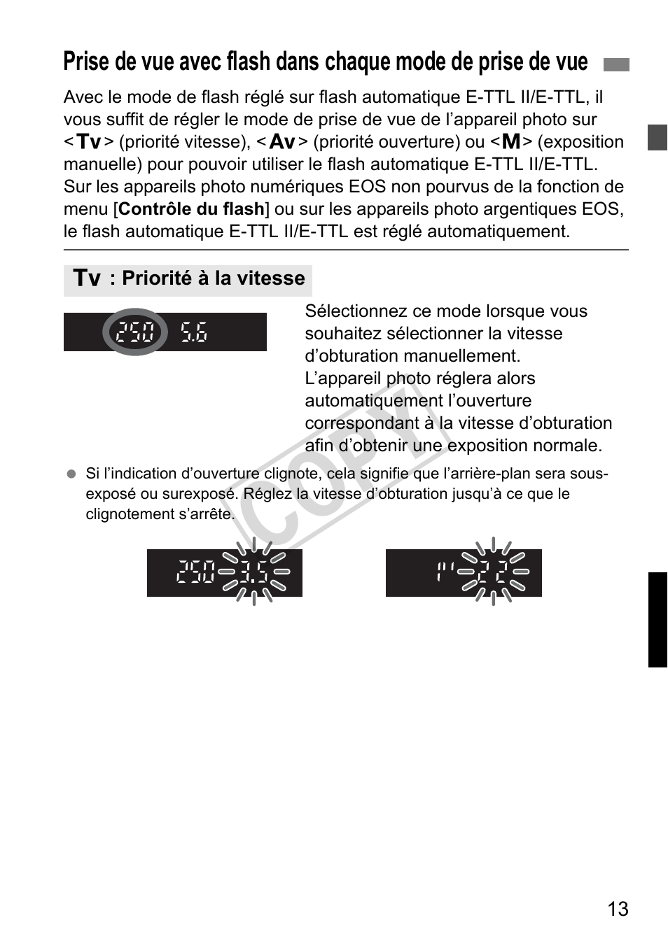Cop y | Canon Speedlite 320EX User Manual | Page 63 / 148