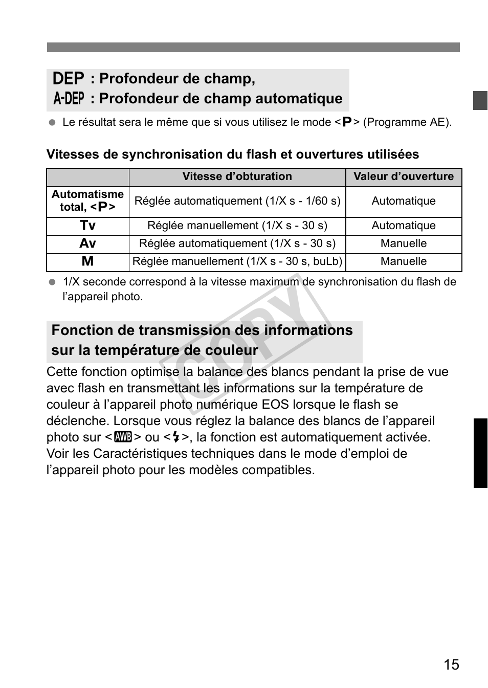 Cop y | Canon Speedlite 320EX User Manual | Page 65 / 148