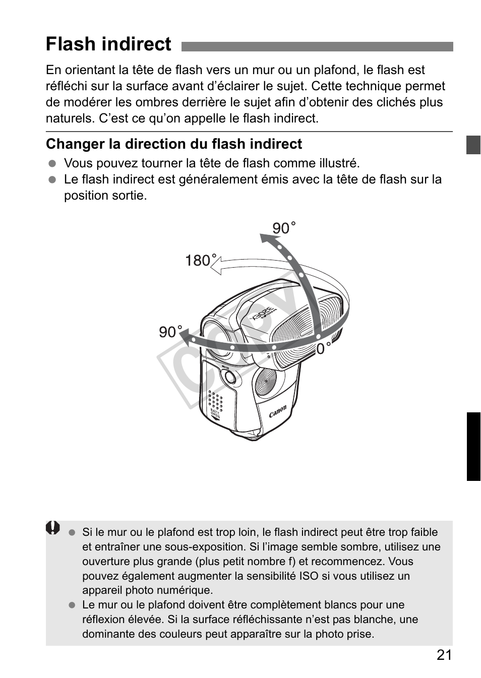 Cop y | Canon Speedlite 320EX User Manual | Page 71 / 148