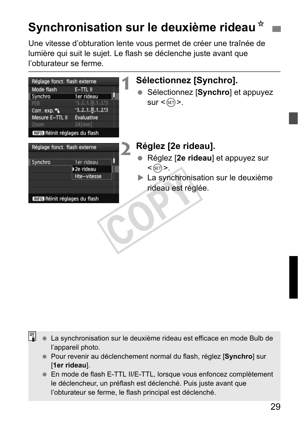 Cop y | Canon Speedlite 320EX User Manual | Page 79 / 148