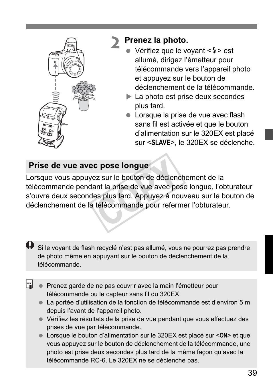 Cop y | Canon Speedlite 320EX User Manual | Page 89 / 148