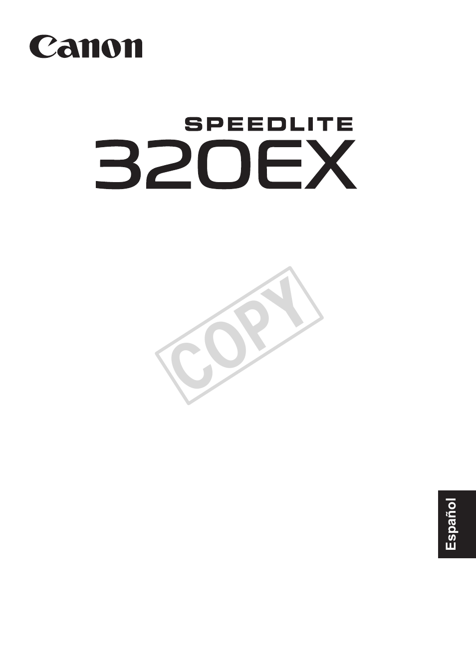 Cop y | Canon Speedlite 320EX User Manual | Page 99 / 148