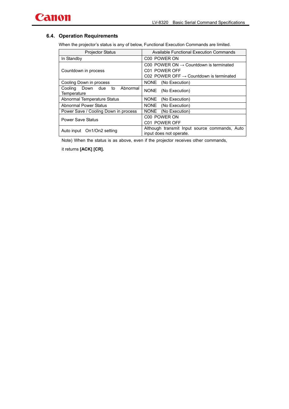 Canon LV-8320 User Manual | Page 11 / 26