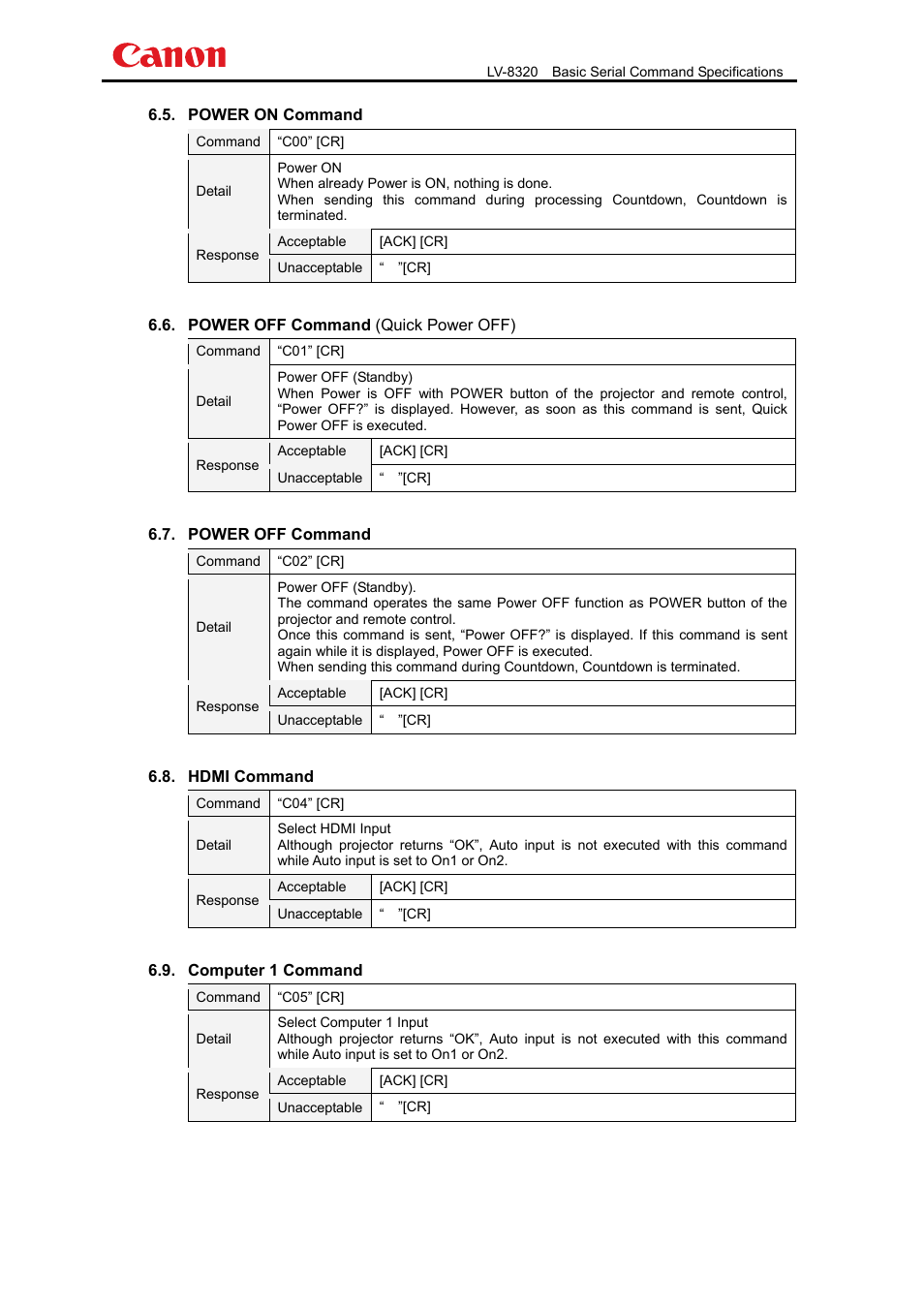 Canon LV-8320 User Manual | Page 12 / 26