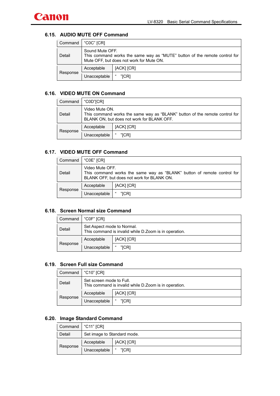 Canon LV-8320 User Manual | Page 14 / 26