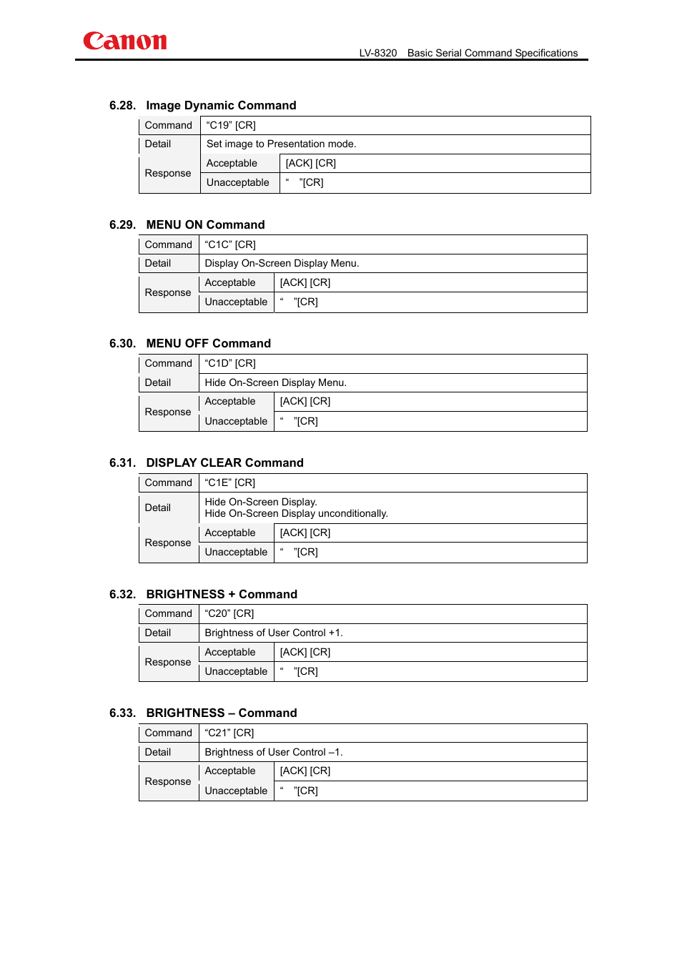 Canon LV-8320 User Manual | Page 16 / 26