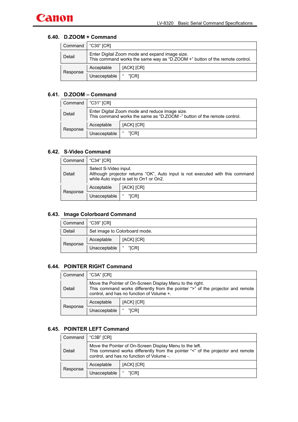 Canon LV-8320 User Manual | Page 18 / 26