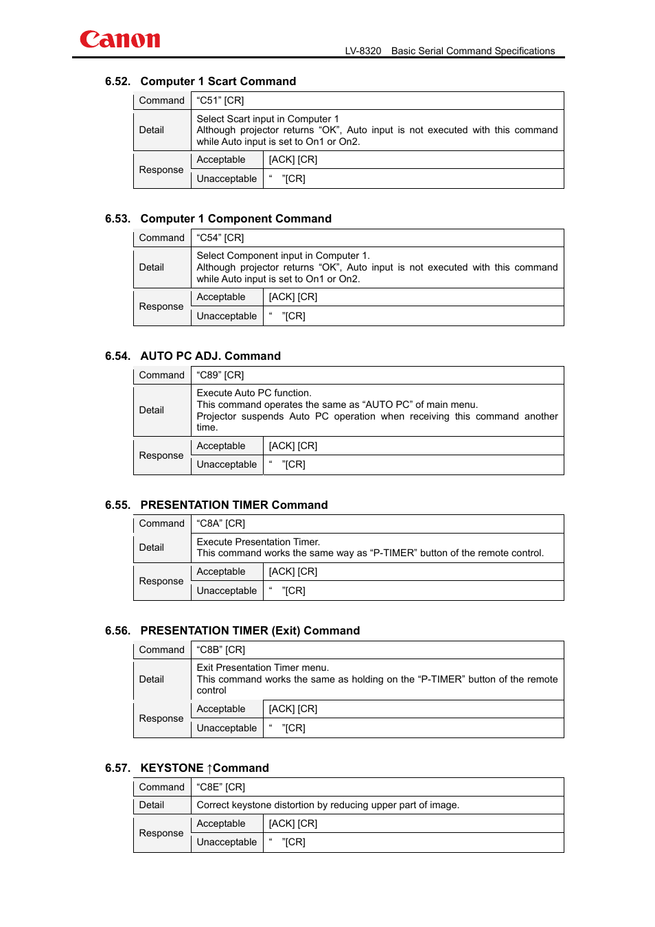 Canon LV-8320 User Manual | Page 20 / 26