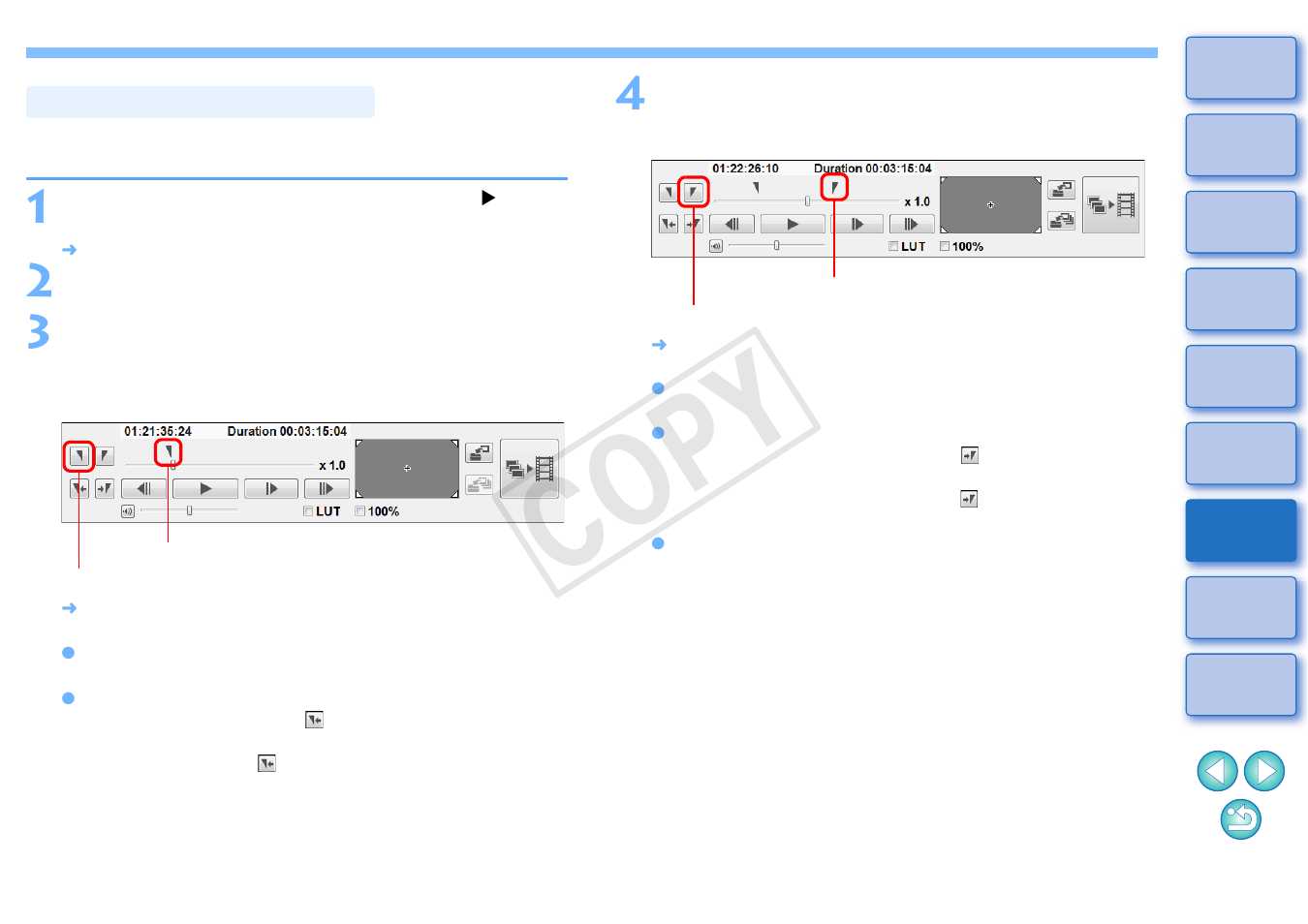 Saving multiple still images, Cop y | Canon EOS-1D C User Manual | Page 16 / 26