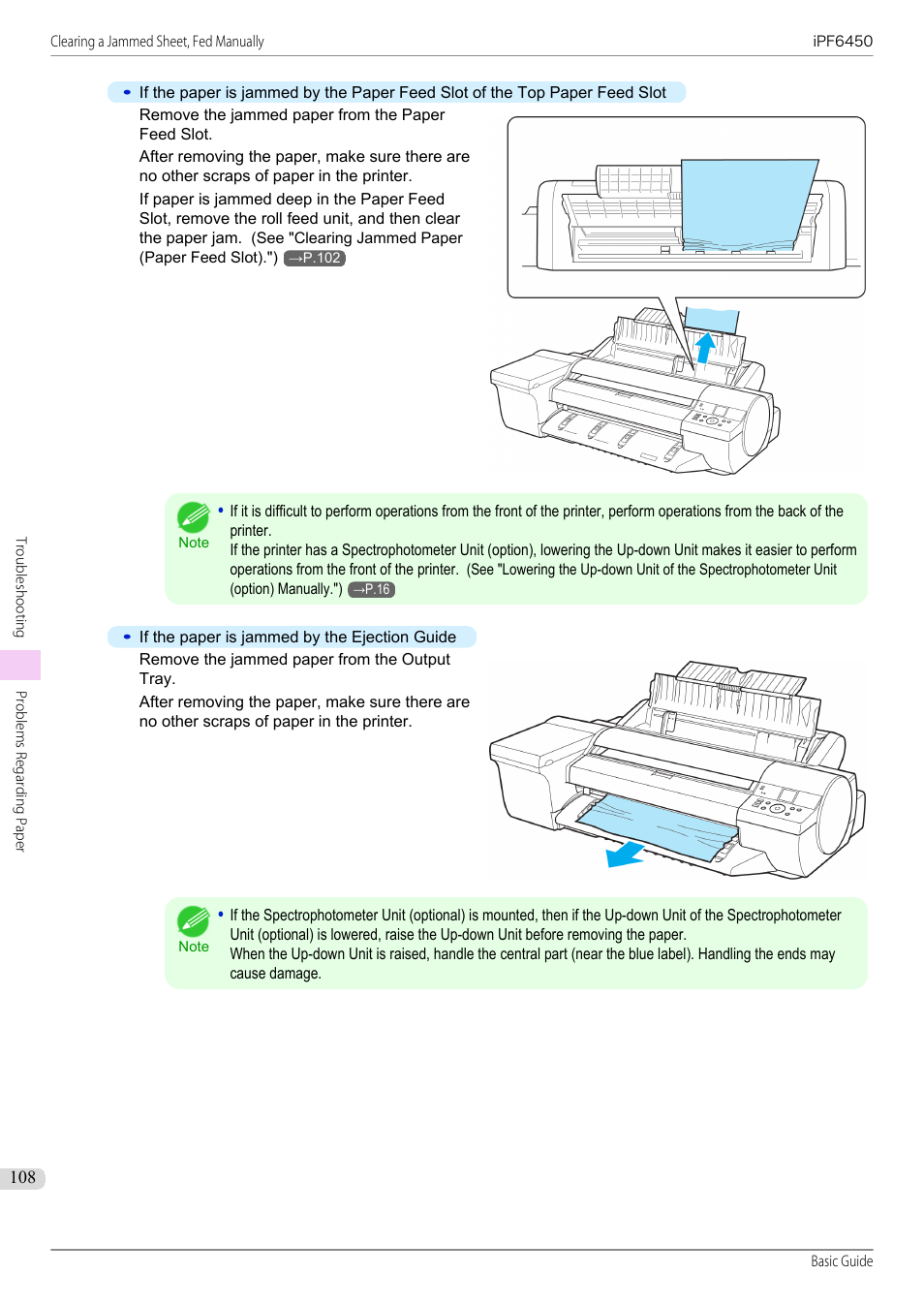 Canon imagePROGRAF iPF6450 User Manual | Page 108 / 159