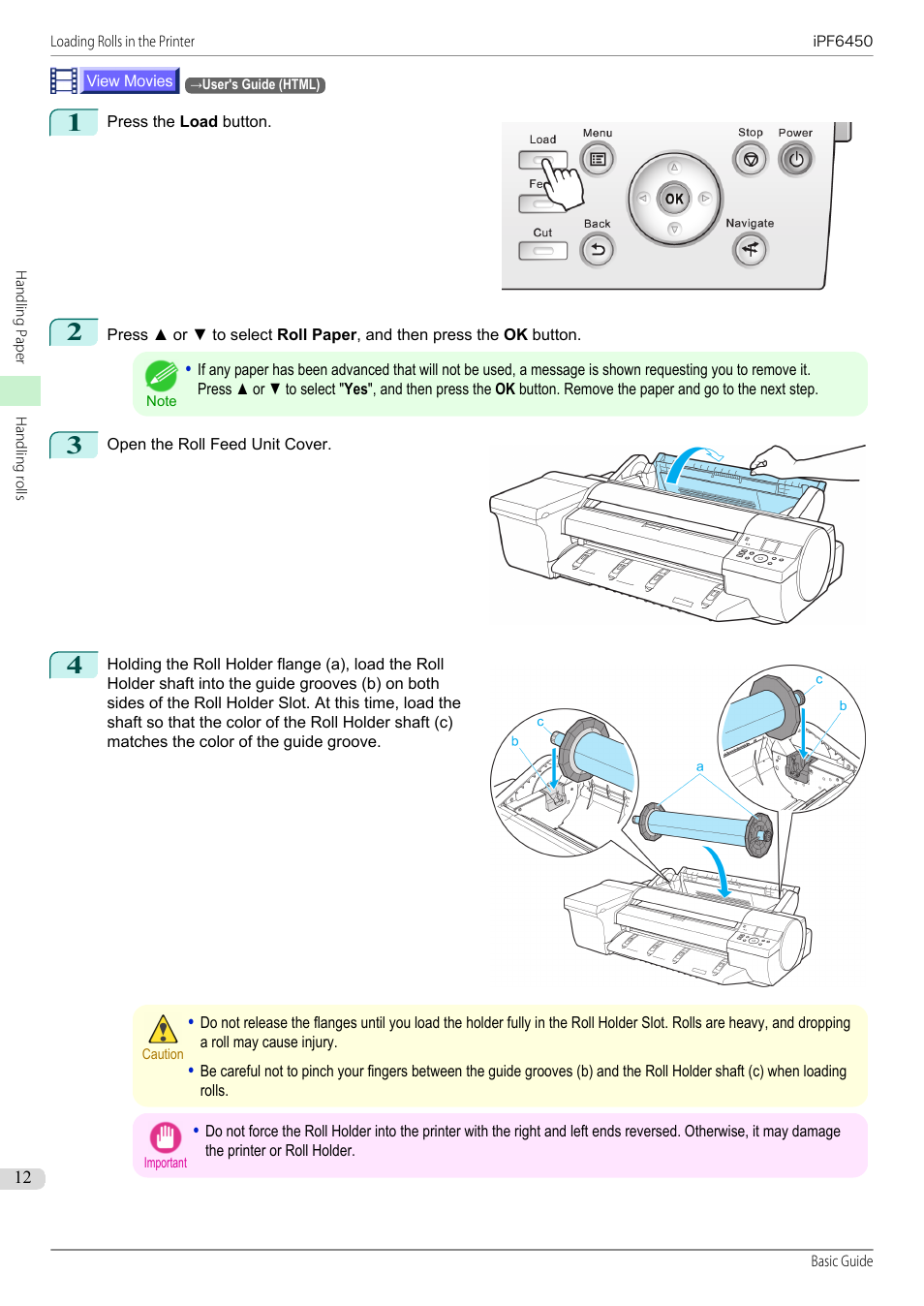 Canon imagePROGRAF iPF6450 User Manual | Page 12 / 159