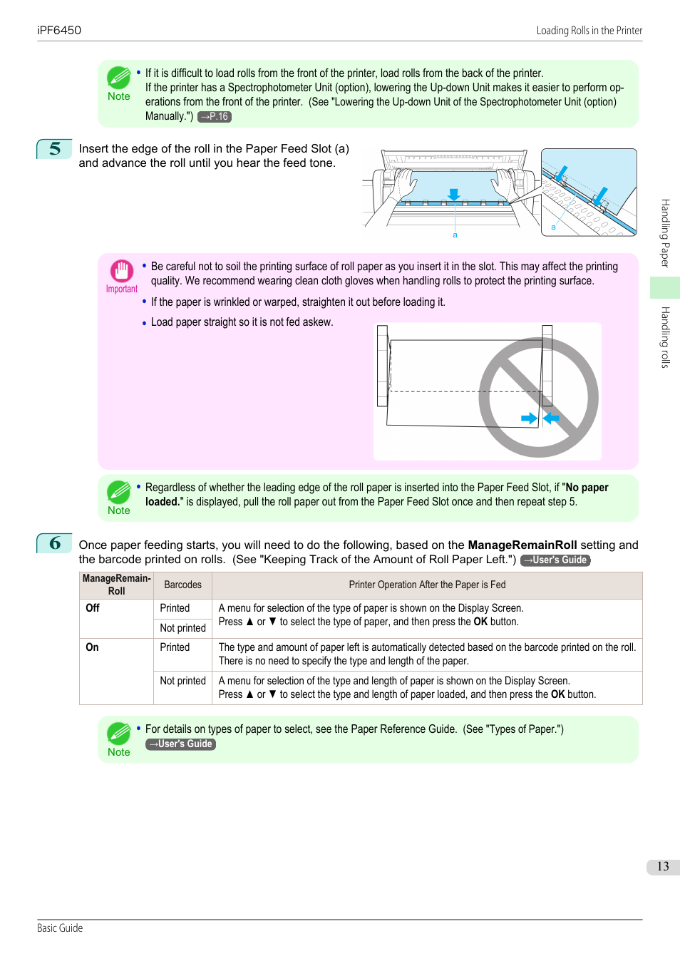 Canon imagePROGRAF iPF6450 User Manual | Page 13 / 159