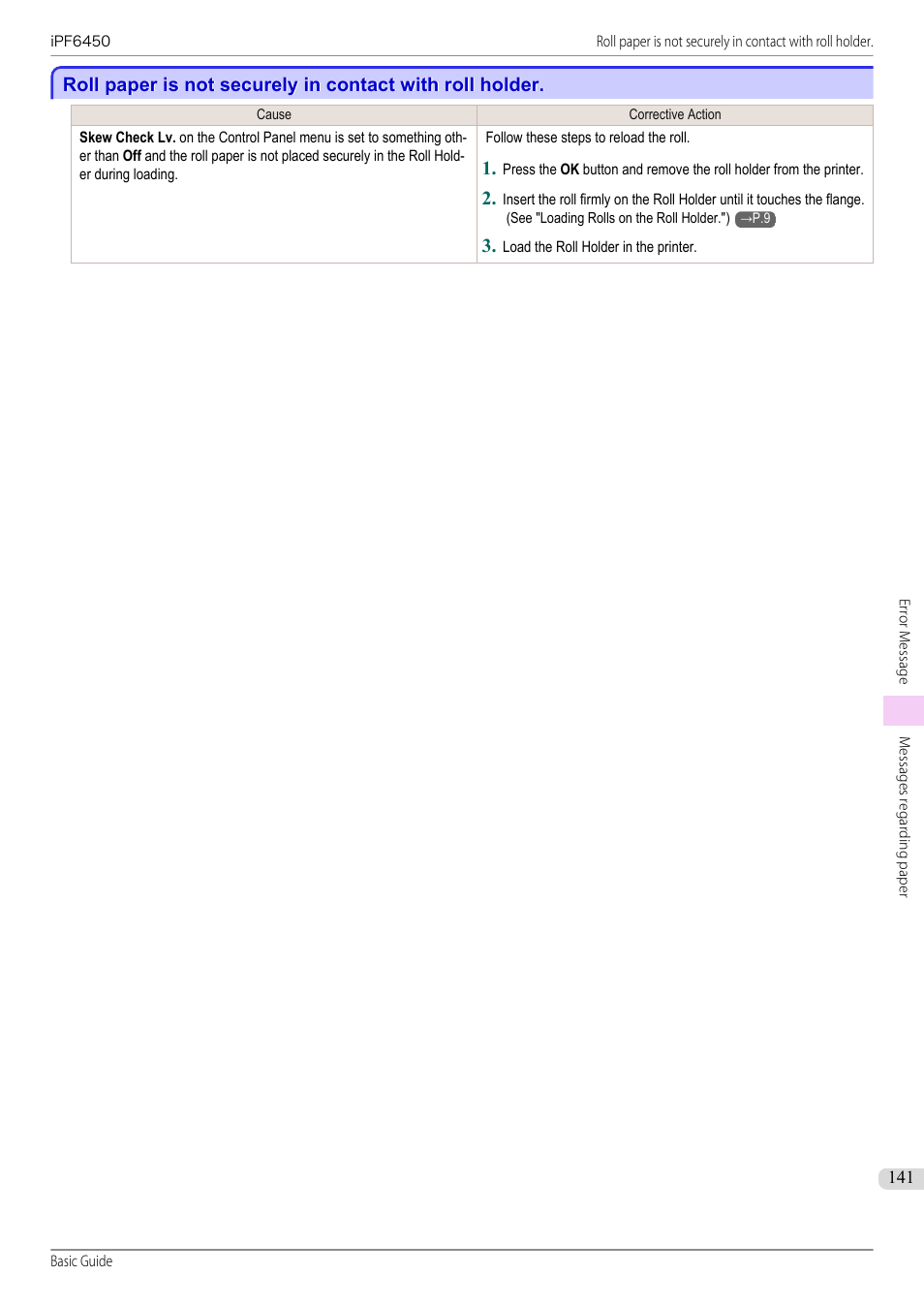 Canon imagePROGRAF iPF6450 User Manual | Page 141 / 159