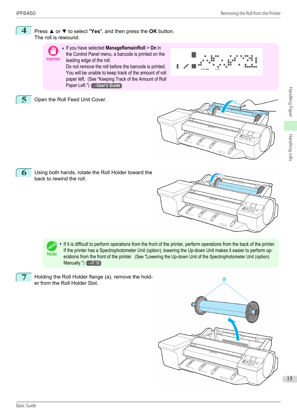 Canon imagePROGRAF iPF6450 User Manual | Page 15 / 159