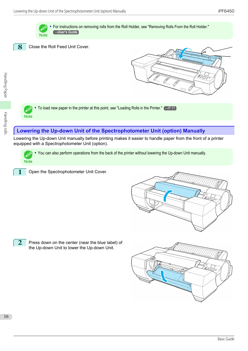 P.16 | Canon imagePROGRAF iPF6450 User Manual | Page 16 / 159