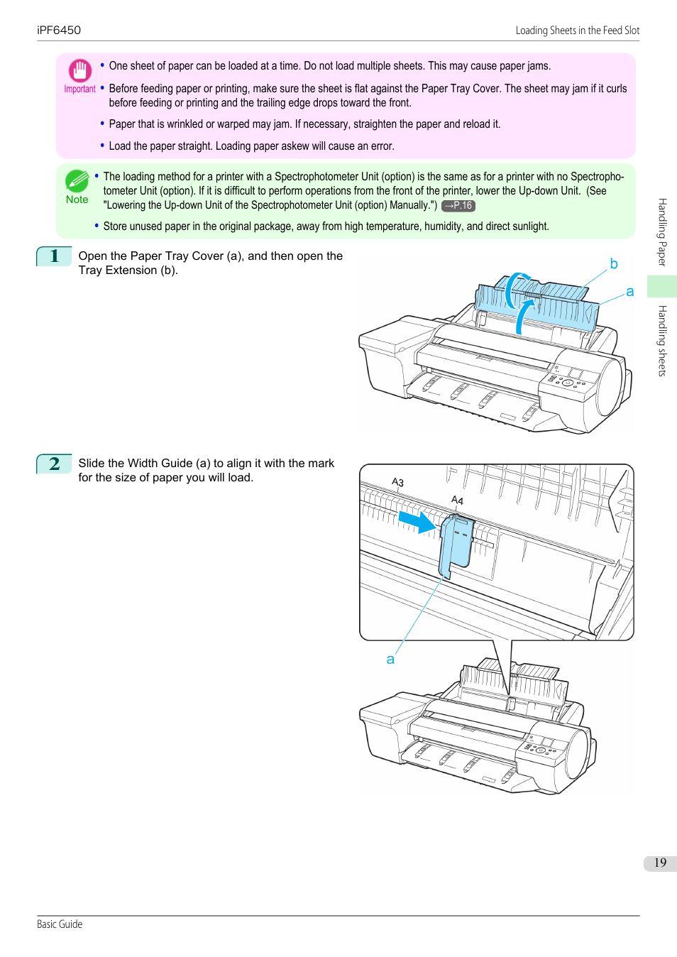Canon imagePROGRAF iPF6450 User Manual | Page 19 / 159