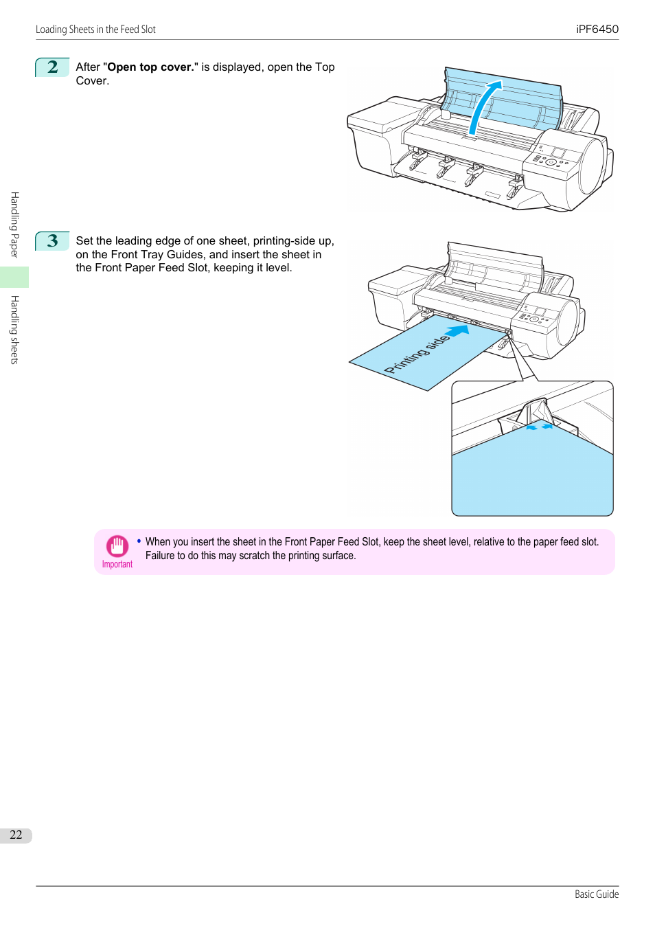 Canon imagePROGRAF iPF6450 User Manual | Page 22 / 159