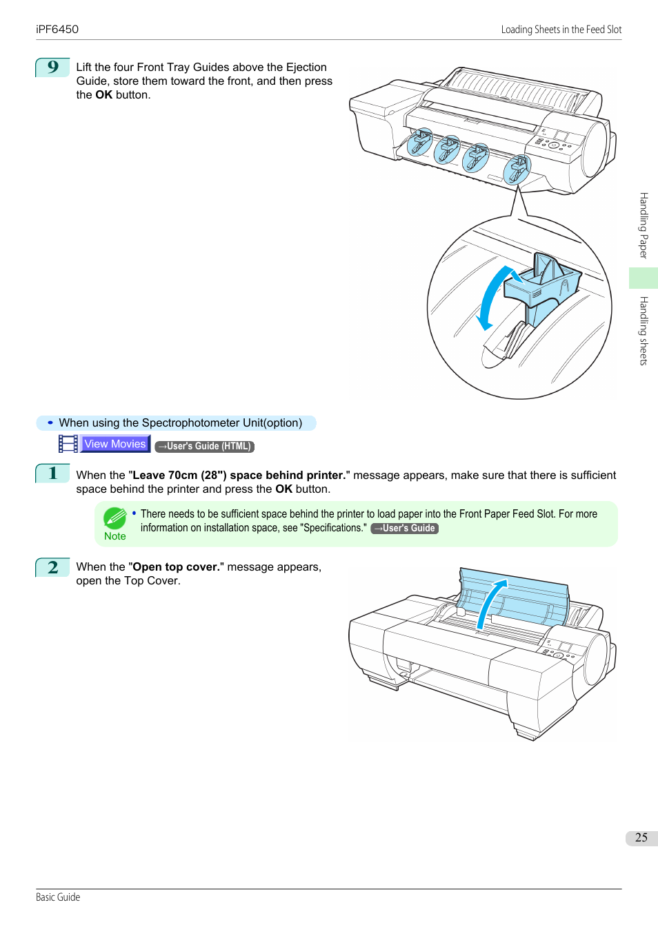 Canon imagePROGRAF iPF6450 User Manual | Page 25 / 159