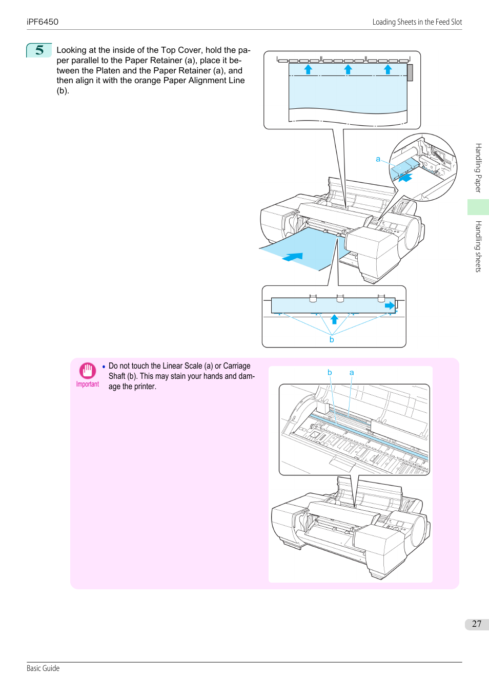 Canon imagePROGRAF iPF6450 User Manual | Page 27 / 159