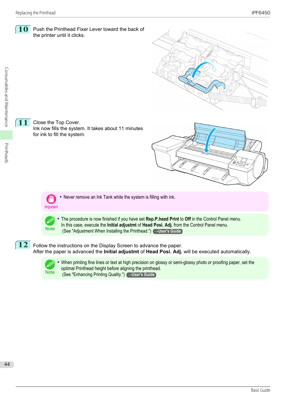 Canon imagePROGRAF iPF6450 User Manual | Page 44 / 159