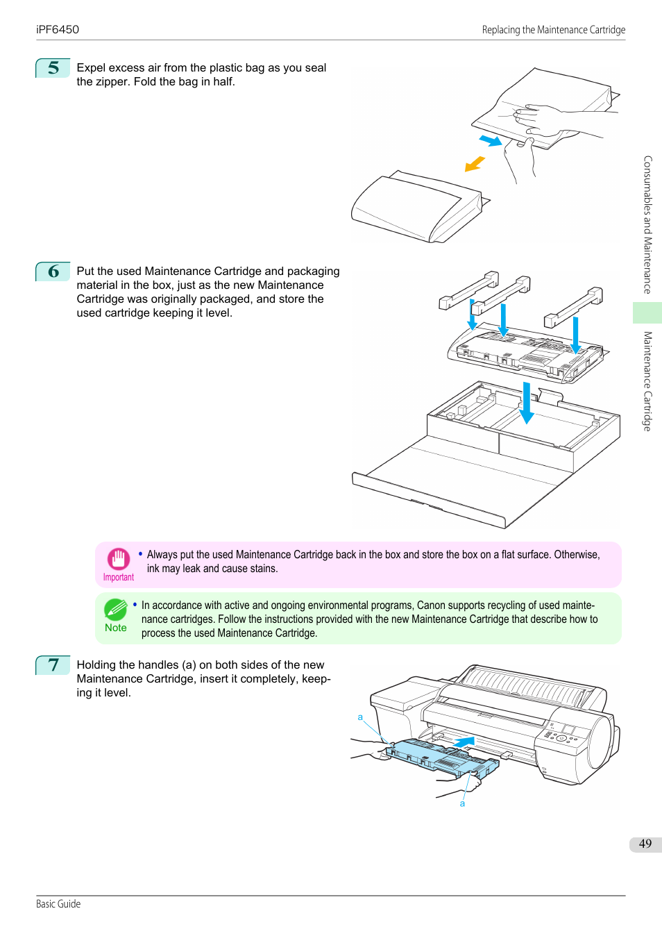 Canon imagePROGRAF iPF6450 User Manual | Page 49 / 159