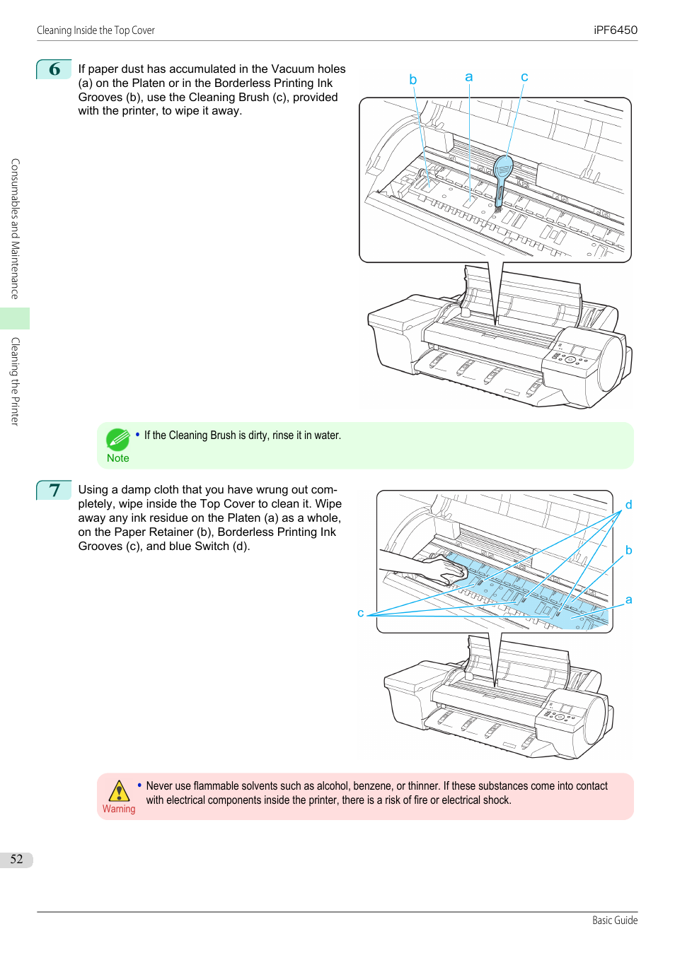 Canon imagePROGRAF iPF6450 User Manual | Page 52 / 159