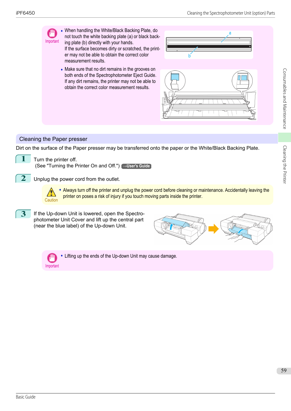 Canon imagePROGRAF iPF6450 User Manual | Page 59 / 159