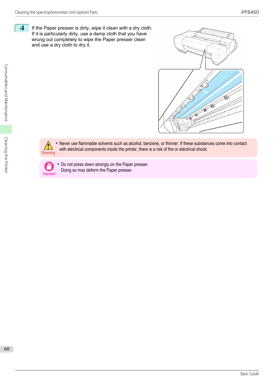 Canon imagePROGRAF iPF6450 User Manual | Page 60 / 159