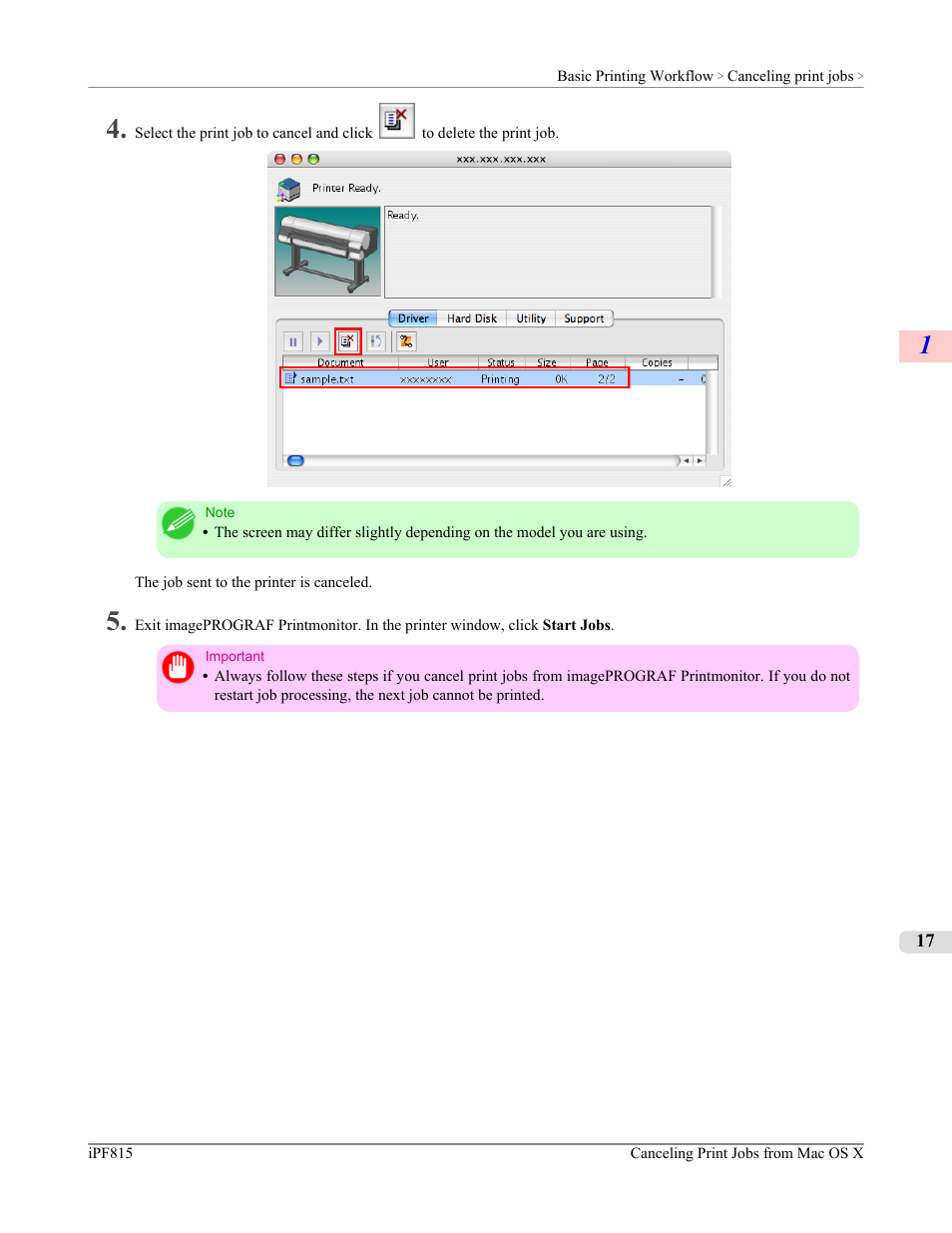 Canon imagePROGRAF iPF815 User Manual | Page 33 / 960