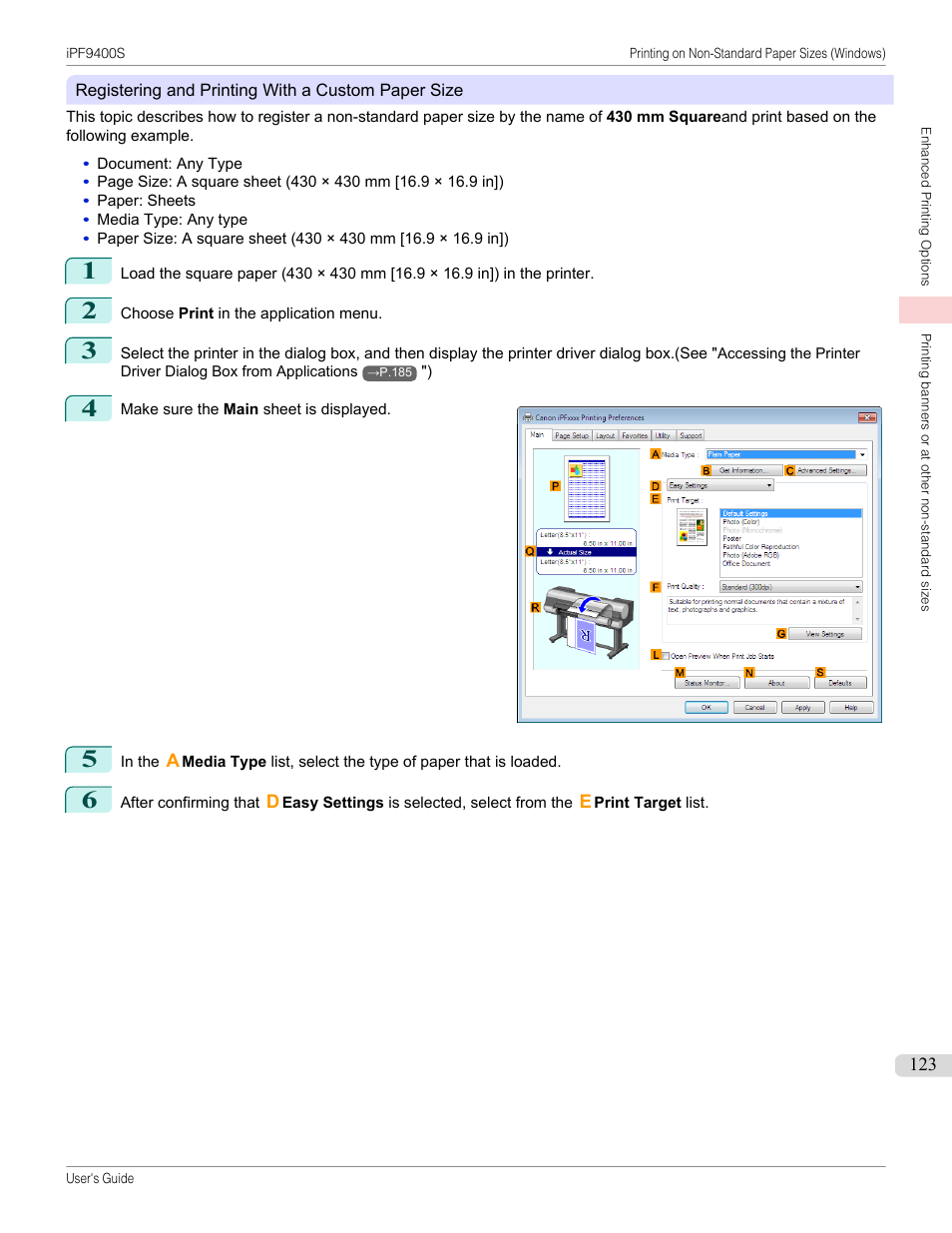 Canon imagePROGRAF iPF9400S User Manual | Page 123 / 972