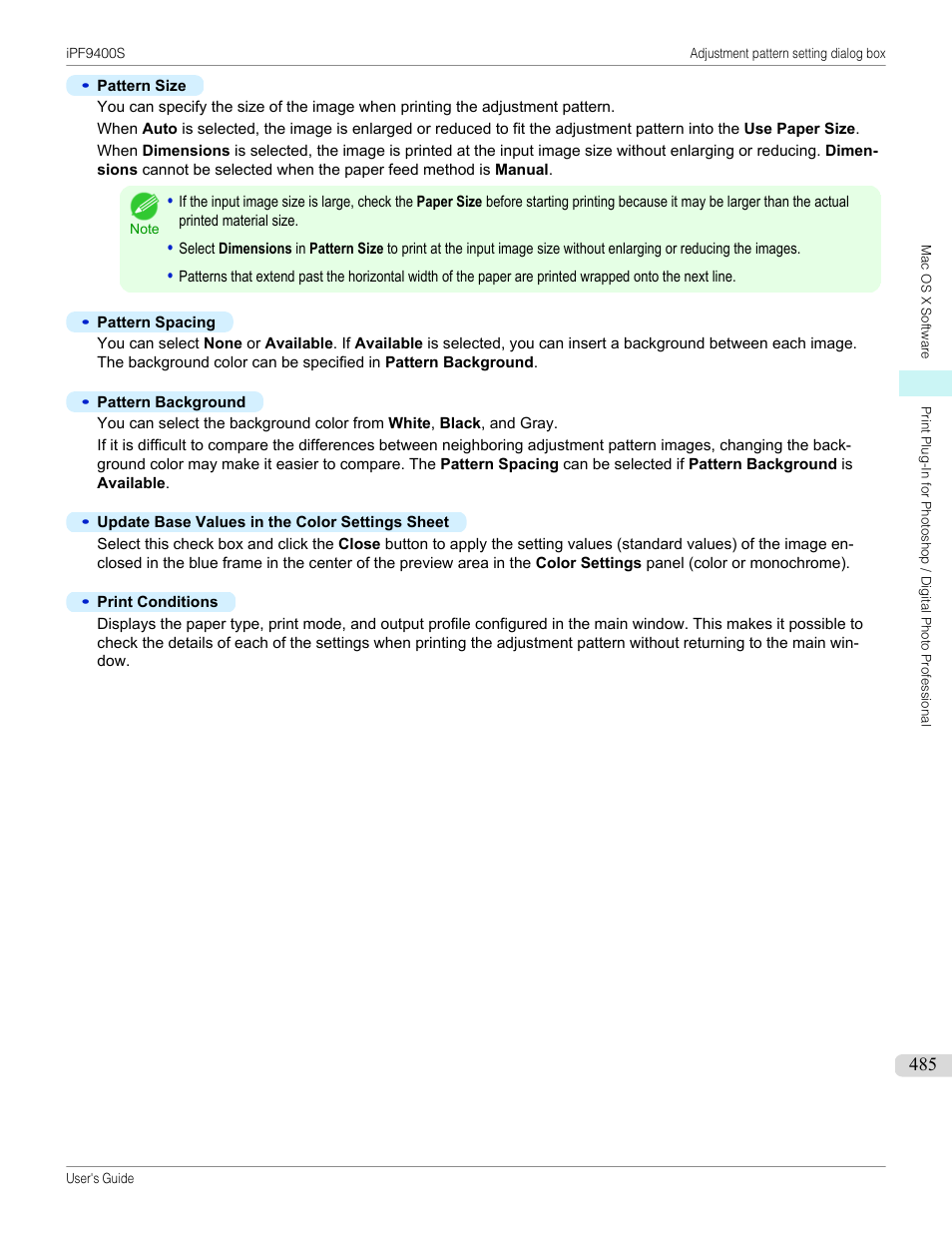 Canon imagePROGRAF iPF9400S User Manual | Page 485 / 972