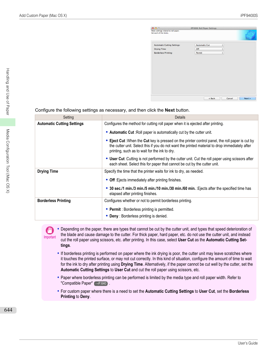 Canon imagePROGRAF iPF9400S User Manual | Page 644 / 972