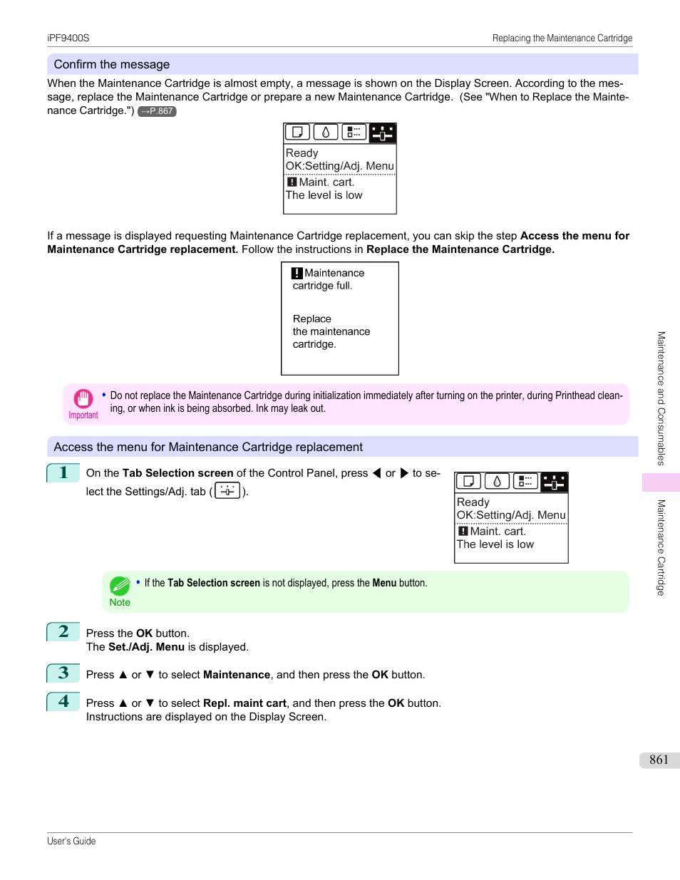 Canon imagePROGRAF iPF9400S User Manual | Page 861 / 972