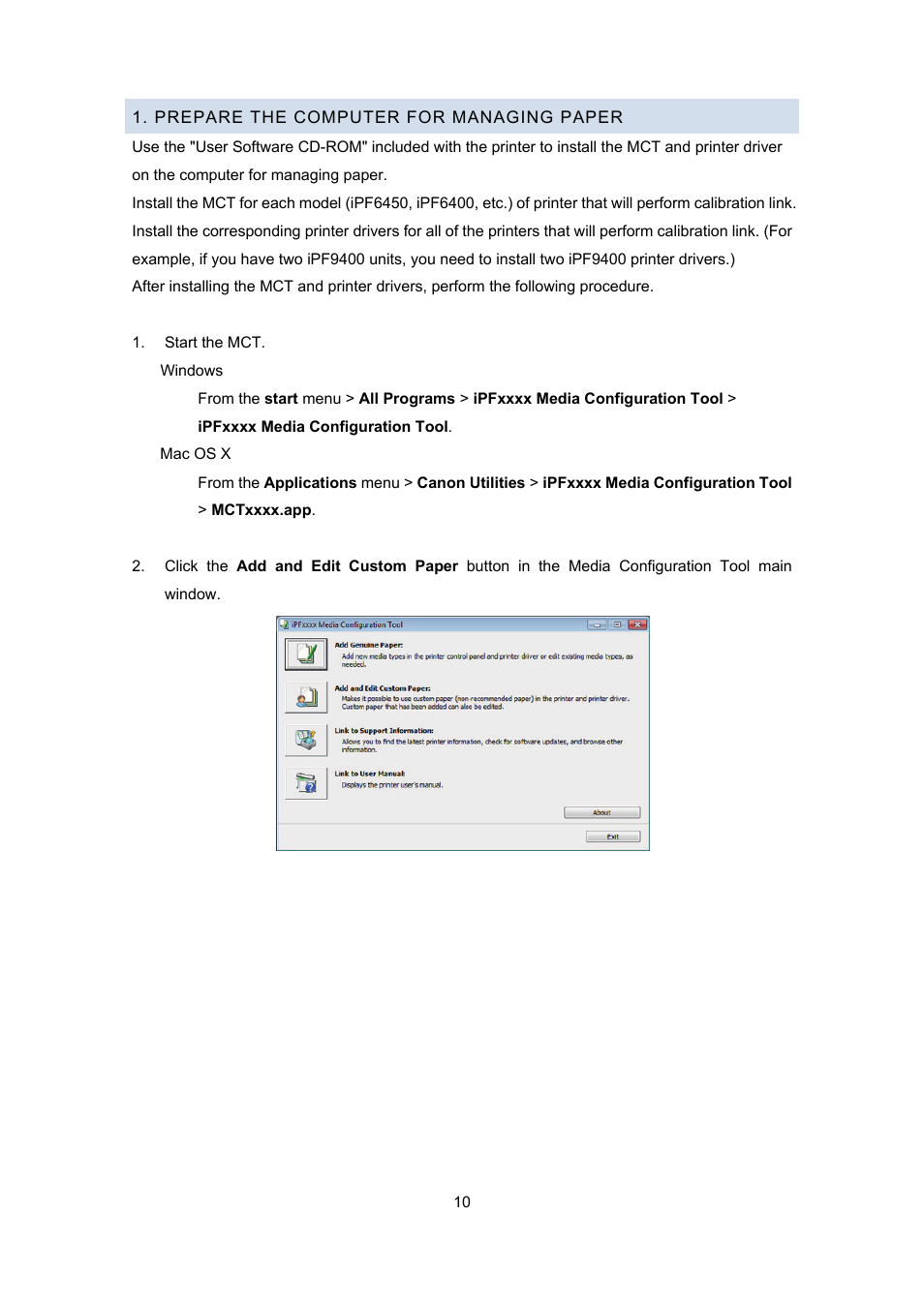 Canon imagePROGRAF iPF9400 User Manual | Page 10 / 35