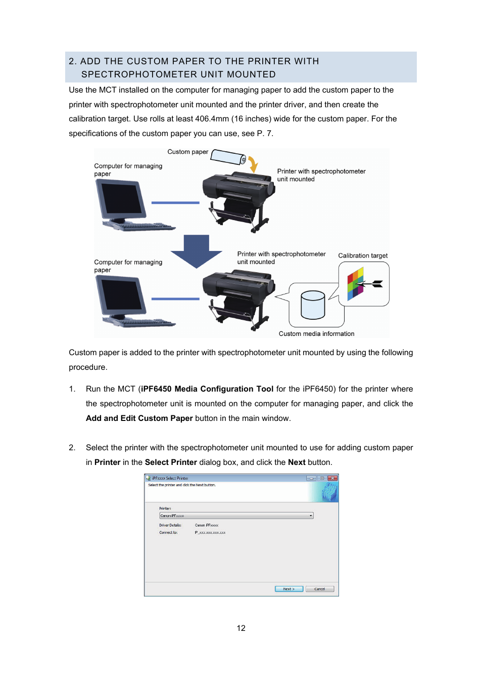 Canon imagePROGRAF iPF9400 User Manual | Page 12 / 35