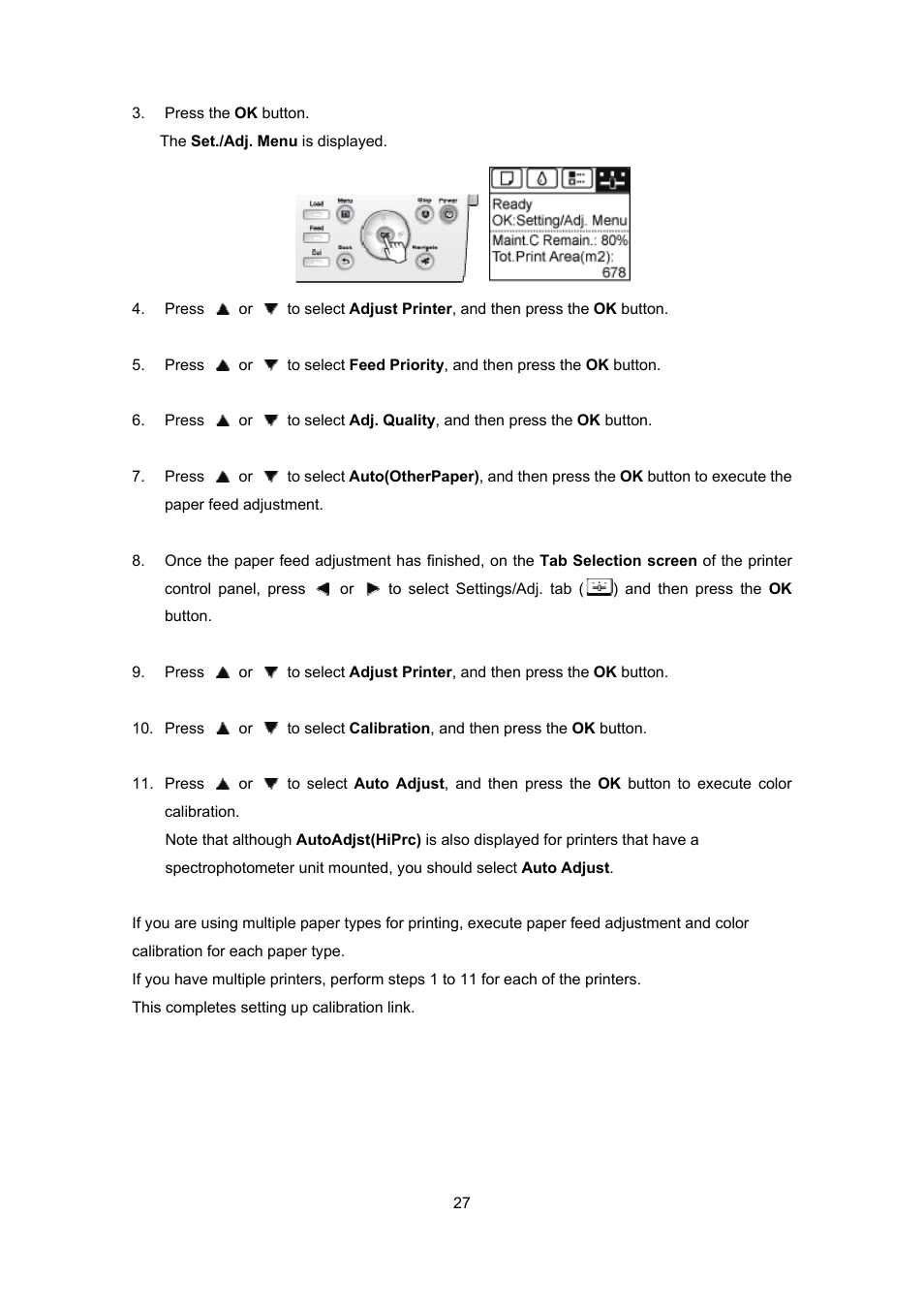 Canon imagePROGRAF iPF9400 User Manual | Page 27 / 35