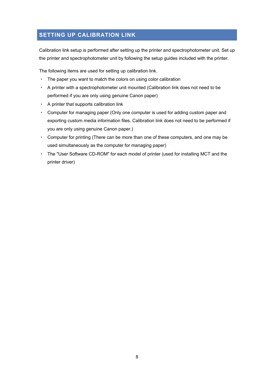 Canon imagePROGRAF iPF9400 User Manual | Page 8 / 35