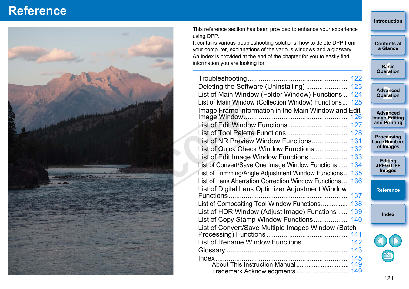 Reference, C op y | Canon PowerShot G1 X User Manual | Page 122 / 150