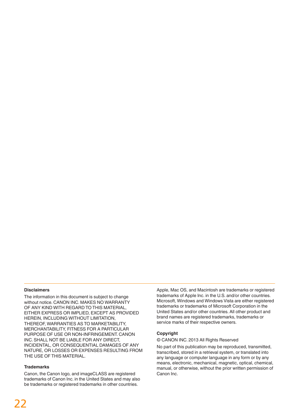 Canon imageCLASS D530 User Manual | Page 22 / 24