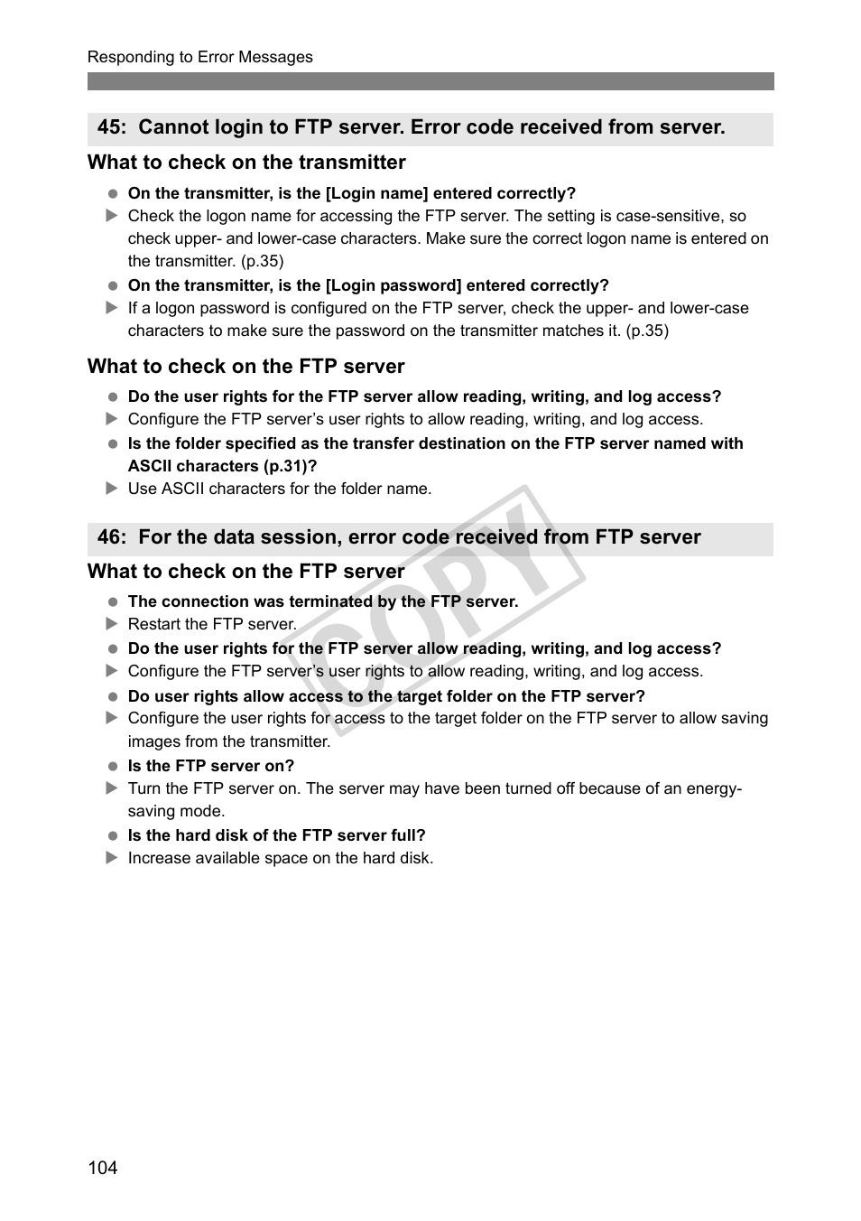 Cop y | Canon Wireless File Transmitter WFT-E4 II A User Manual | Page 104 / 128