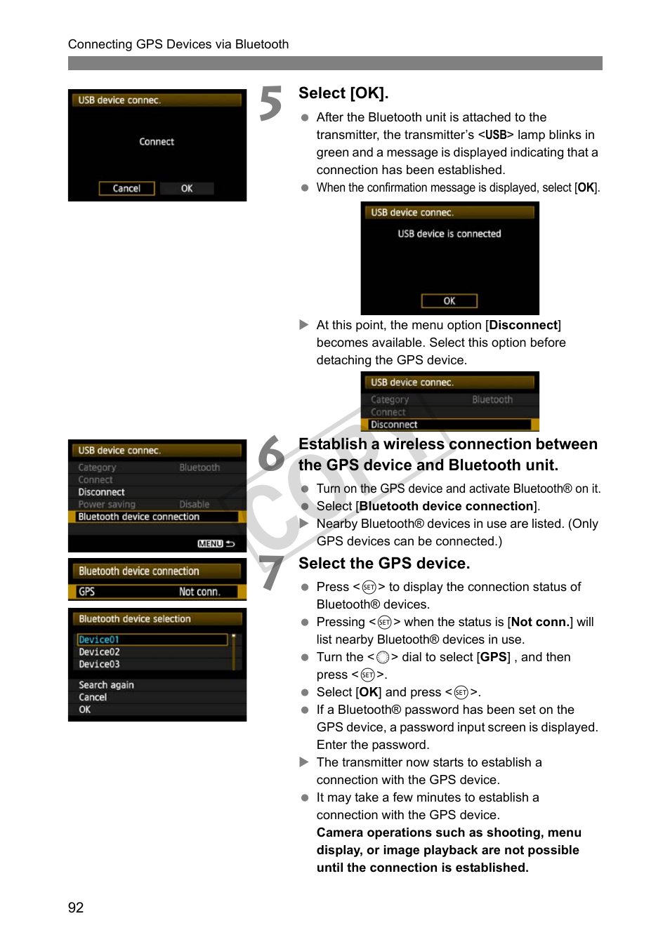 Cop y | Canon Wireless File Transmitter WFT-E4 II A User Manual | Page 92 / 128