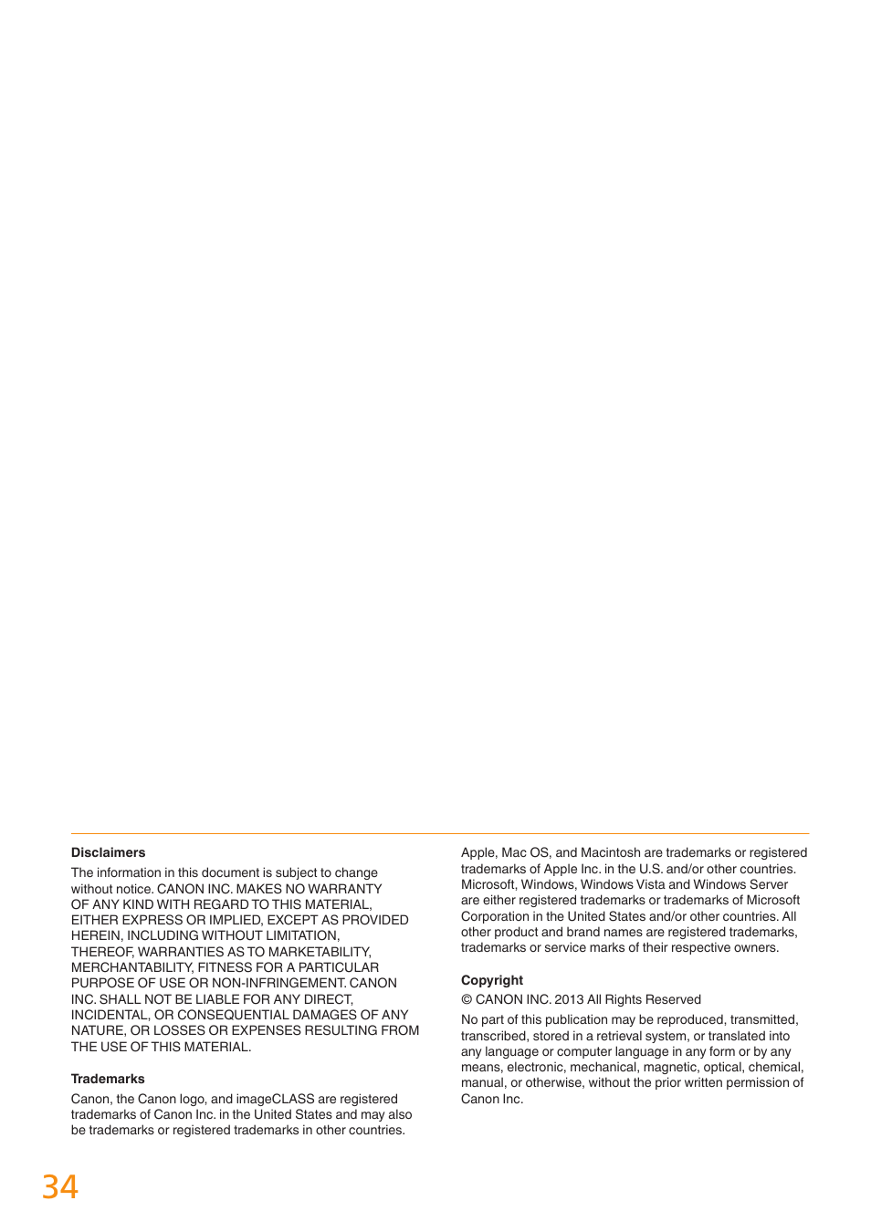 Canon imageCLASS MF4770n User Manual | Page 34 / 36