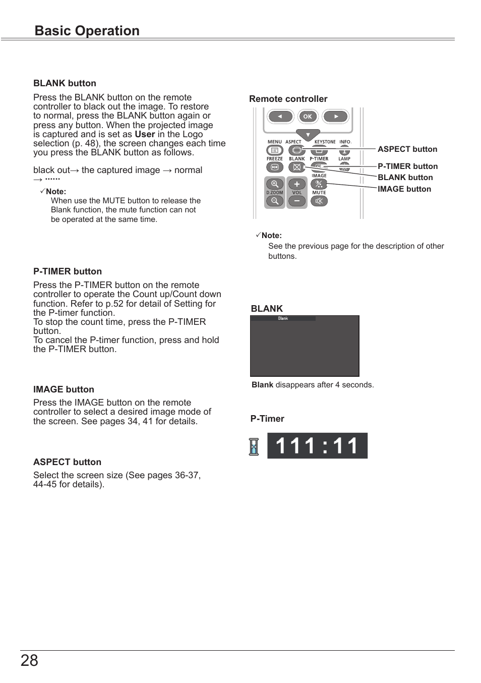 Basic operation | Canon LV 7490 User Manual | Page 28 / 78