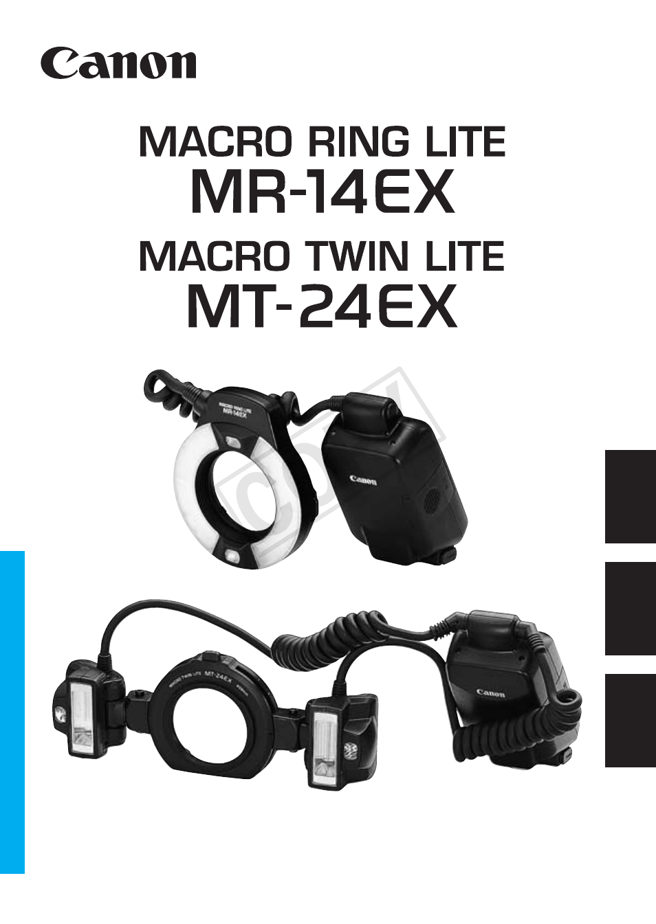 Canon Macro Twin Lite MT-24EX User Manual | 136 pages