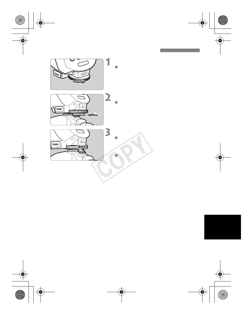 Cop y | Canon Macro Twin Lite MT-24EX User Manual | Page 101 / 136
