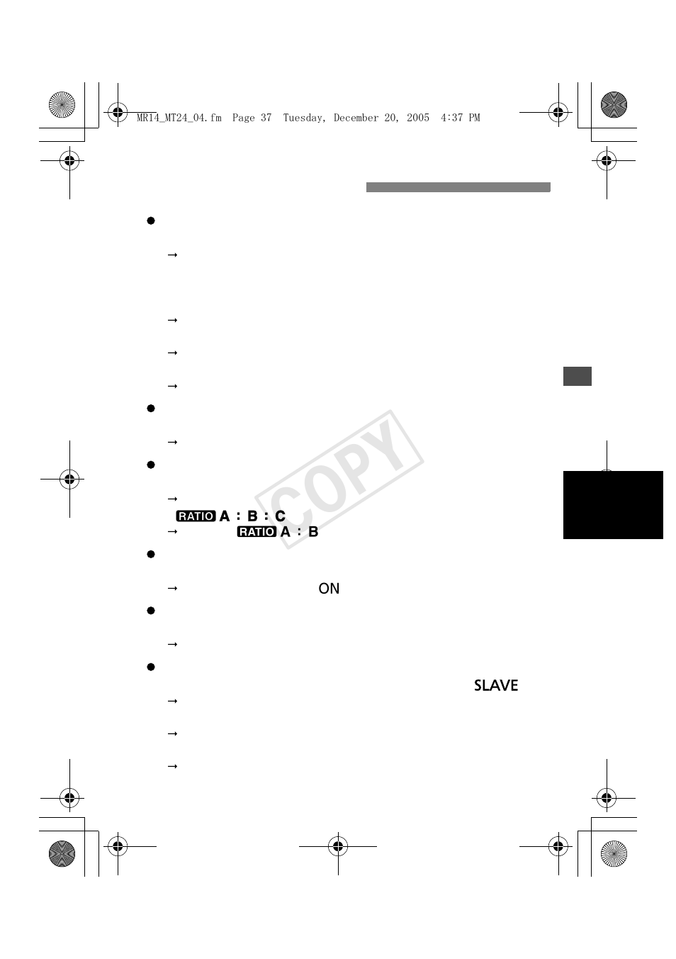 Cop y, Troubleshooting guide | Canon Macro Twin Lite MT-24EX User Manual | Page 39 / 136