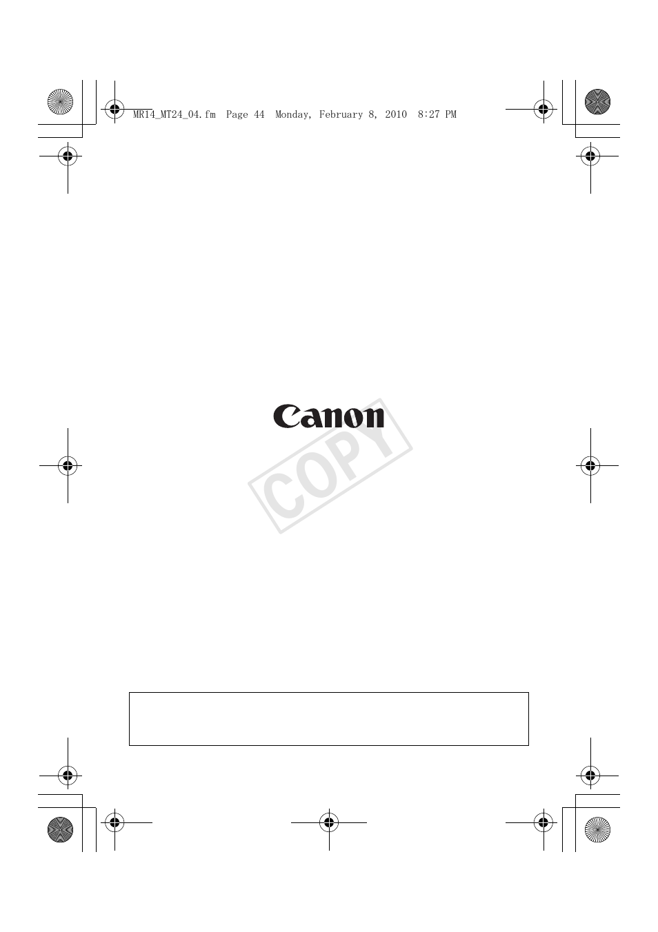 Cop y | Canon Macro Twin Lite MT-24EX User Manual | Page 46 / 136