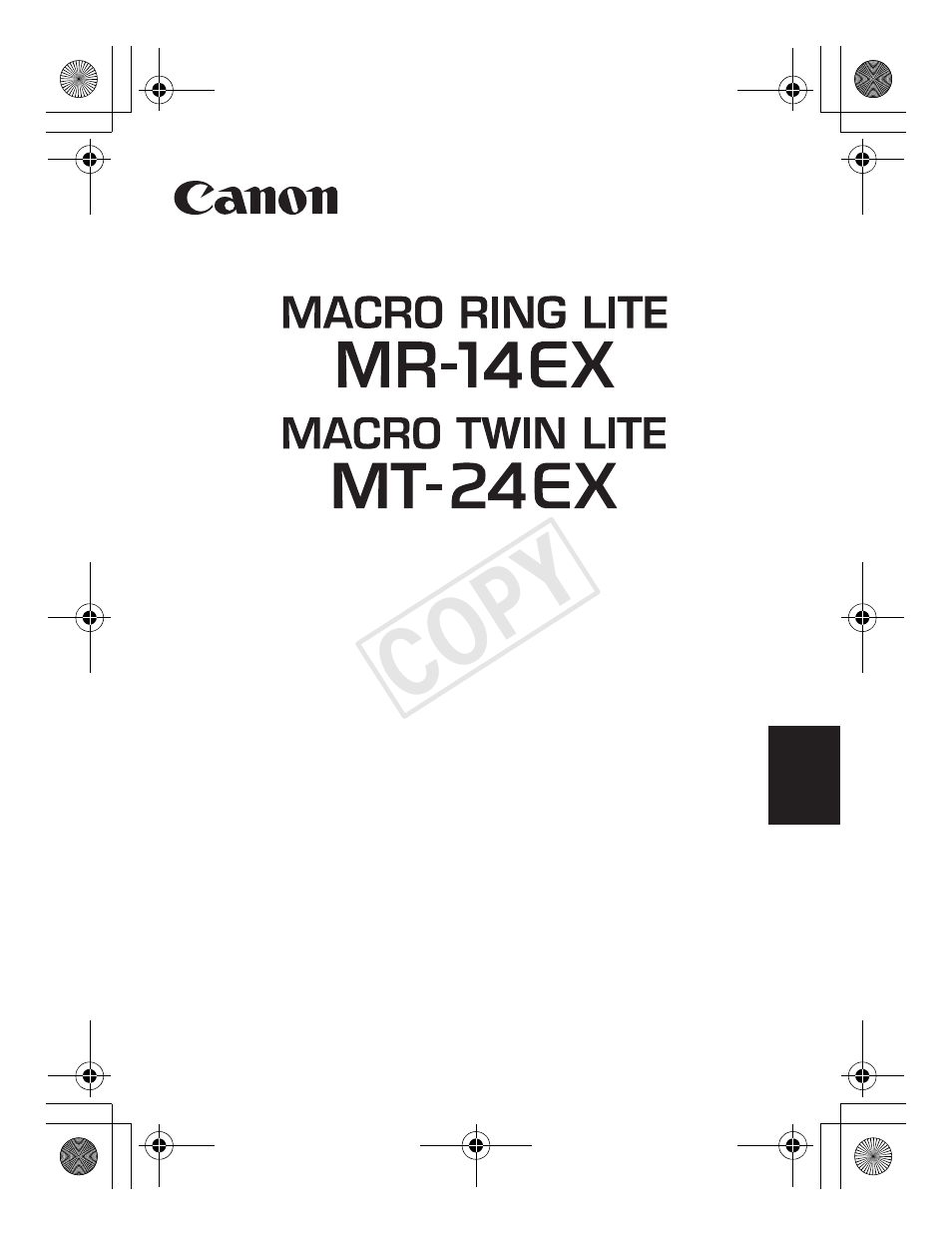 Cop y | Canon Macro Twin Lite MT-24EX User Manual | Page 47 / 136